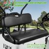 10L0L Front Seat Assembly Kit for EZGO TXT 1994-2013 Golf Cart, Factory Style Seat Cushions & Back, Black view 2