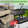 10L0L Front Seat Assembly Kit for EZGO TXT 1994-2013 Golf Cart, Factory Style Seat Cushions & Back, Black view 3