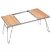Campingmoon IGT Grill Table Stainless Steel w/Storage Bag w/o Removable Center Compartment CK-1 view 1