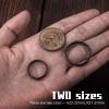 TISUR Titanium Round Carabiner Clip +TISUR Titanium Key Rings 5pcs 22mm*5 view 4