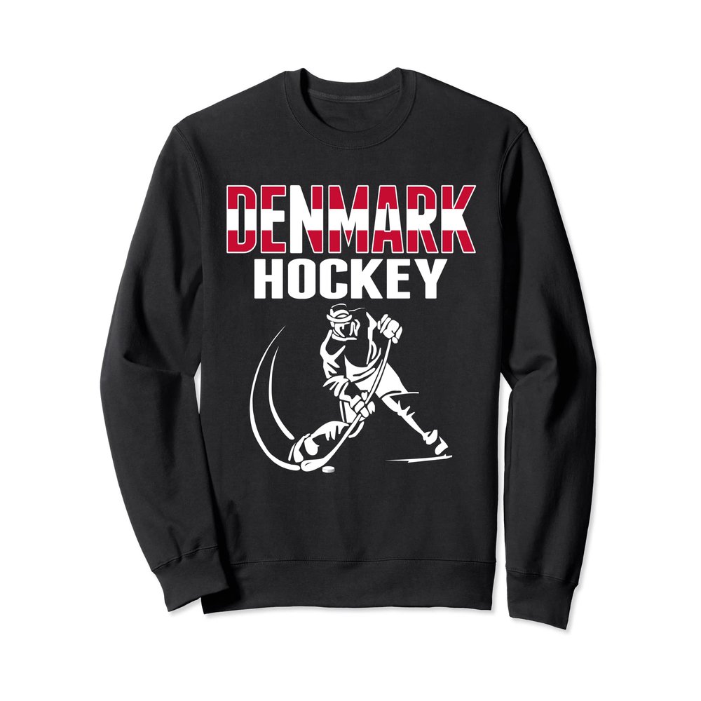 Denmark Ice Hockey Fans Jersey - Support Danish Hockey Team Sweatshirt