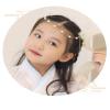 Cntqiang Chinese Style Children's Tassel Forehead Head Chain Sweet Retro Flower Hairpin Princess Hanfu Accessories Hair Clips Headband for Girls view 3