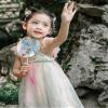 Cntqiang Chinese Style Children's Tassel Forehead Head Chain Sweet Retro Flower Hairpin Princess Hanfu Accessories Hair Clips Headband for Girls view 4
