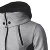Maiyifu-GJ Men Full Zip Hooded Sweatshirt Winter Slim Fit Active Hoodie Jackets Long Sleeve Lightweight Hoodies Windbreaker (Grey,Small) view 3