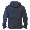 Maiyifu-GJ Men Retro Hoodie Knitwear Color Block Halloween Costume Loose Knit Sweatshirt Patchwork Hooded Sweater Pullover (Yellow,Large) view 2