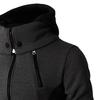 Maiyifu-GJ Men Full Zip Hooded Sweatshirt Winter Slim Fit Active Hoodie Jackets Long Sleeve Lightweight Hoodies Windbreaker (Black,X-Large) view 3