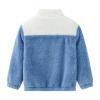 Toddler Kids Polar Fleece Warm Jacket Baby Boys Girls Autumn Winter Zip-up Lightweight Long (Sky Blue, 12-18 Months) view 3