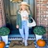 GRECERELLE Open Front Cardigan for Women Button Down Long Sleeve Draped Sweater Outerwear with Pocket view 3