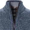 Maiyifu-GJ Men's Full Zip Up Cardigan Sweaters Regular Fit Flannel Lining Knitted Cardigans Zipper Thick Knit Sweater Coat (Blue,Medium) view 4