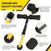 Nordic Hamstring Curl Strap with Fitness Knee Mat, Holds 420 Pounds for Hamstring Curls, Sit Up Bar for Floor, Spanish Squats, Ab Workout, 5 Seconds Setup Nordic Curl Home Fitness Equipment view 3