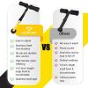 Nordic Hamstring Curl Strap with Fitness Knee Mat, Holds 420 Pounds for Hamstring Curls, Sit Up Bar for Floor, Spanish Squats, Ab Workout, 5 Seconds Setup Nordic Curl Home Fitness Equipment view 4