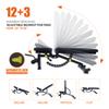 IFAST Mens Butt and Legs Training Sets Women Glute Bridges Workout Set with Barbells Olympic Plates Bench Barbell Pad, Barbell Squats Hip Thrusts Set (4FT Green bar+10lbs&15lbs Plates+Weight Bench) view 3