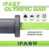 IFAST Mens Butt and Legs Training Sets Women Glute Bridges Workout Set with Barbells Olympic Plates Bench Barbell Pad, Barbell Squats Hip Thrusts Set (4FT Green bar+10lbs&15lbs Plates+Weight Bench) view 4