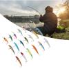 Artificial Fishing Baits,20pcs Fishing Lure Set,Reusable Fishing Tackle Accessories for Outdoor Saltwater Freshwater Trout Bass Salmon Fishing, 20pcs Fishing Lure Set,Artificial Fishing Baits,ReF view 1