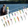Artificial Fishing Baits,20pcs Fishing Lure Set,Reusable Fishing Tackle Accessories for Outdoor Saltwater Freshwater Trout Bass Salmon Fishing, 20pcs Fishing Lure Set,Artificial Fishing Baits,ReF view 2