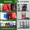 FHXZH Golf Bag Storage Garage Organizer - Golf Bag Stand Fit for 2 Bag, Extra Clubs, Balls, Shoes, and Golf Equipment Accessories, Golf Storage Rack for Garage, Club, Shed (2 Golf Bag Rack) view 4
