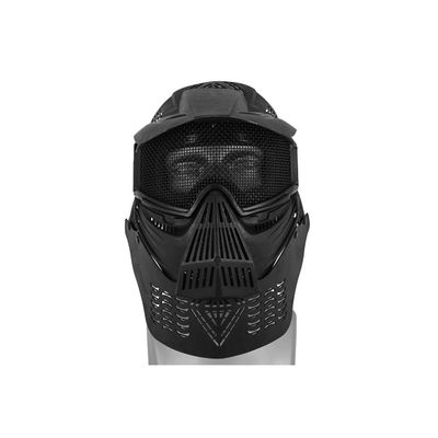 UK Arms Airsoft Tactical Face Airsoft Protective Gear Mask w/Visor Eye & Neck Protection