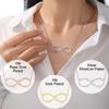 Kurafeel Infinity Name Necklace Custom Name Necklace Personalized Customize 1-6 Names for Women Mother Daughter Girls Sisters Family Friendship Necklaces in Stainless Steel/925 Sterling Sliver/Brass view 2