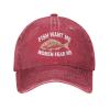 Hat Women Want Me Fishes Fear Me Hat for Women Dad Hat Fashionable Hats Red view 1