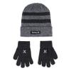 Hurley Boys One And Only Beanie Glove Winter Accessory Set, Grey, 8-20 US view 1