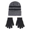 Hurley Boys One And Only Beanie Glove Winter Accessory Set, Grey, 8-20 US view 2
