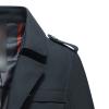 Men's Casual Double Breasted Trench Coat Casual Slim Windbreaker Jacket Winter Stylish Long Overcoat with Belt (Dark Blue,7X-Large) view 2