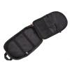 Portable Camping Utensil Organizer Bag, Black Polyester Multi-Compartment Storage Pouch with Adjustable Strap for BBQ, Hiking, Beach, Picnic view 2