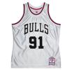 Mitchell & Ness Mens Chicago Bulls 75Th Platinum Scoop Neck Sleeveless Replica Jersey Basketball Casual - Silver - Size S view 1