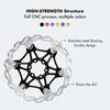 DJC Bike Brake Disc Rotor MTB Floating Brake Disc 160mm 180mm 203mm with 6 bolts Road Bike MTB BMX Steel Aluminum Brake Disc (1# black, 180mm) view 4