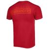 47 Men's Red Washington Commanders Fast Track Tonal Highlight T-Shirt view 3