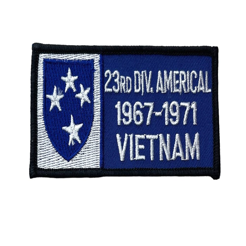 23rd Inf. Division Americal 1967 - 1971 Vietnam 4" Embroidered Patch EE0314 F2D2I