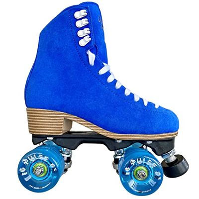 Jackson Ultima Vista Viper Nylon Outdoor Roller Skates, Womens Size 10, Blue with Blue Pulse Lite Wheels