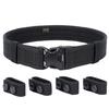 TACNEX Duty Belt w/Hook Lining 4 Keepers Police Law Enforcement Correctional Officer Security 2" Black Nylon Outer Belt S view 1