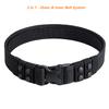 TACNEX Duty Belt w/Hook Lining 4 Keepers Police Law Enforcement Correctional Officer Security Black Nylon Outer Inner Belt S view 4