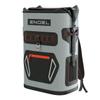 Engel BP25-LG Red 25 Quart Roll-Top High Performance Backpack Cooler Light Gray/Red view 1