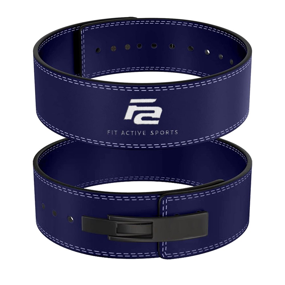 Fit Active Sports 10mm Weight Lifting Belts (2XL, Navy)