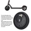 Electric Scooter Hub Motor with Tire Compatible with M365 1s Electric Scooter 8.5 inch view 2