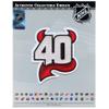 2022 New Jersey 40th Anniversary Patch NHL Hockey Team Logo Jersey Emblem view 1