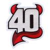 2022 New Jersey 40th Anniversary Patch NHL Hockey Team Logo Jersey Emblem view 2