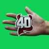 2022 New Jersey 40th Anniversary Patch NHL Hockey Team Logo Jersey Emblem view 3