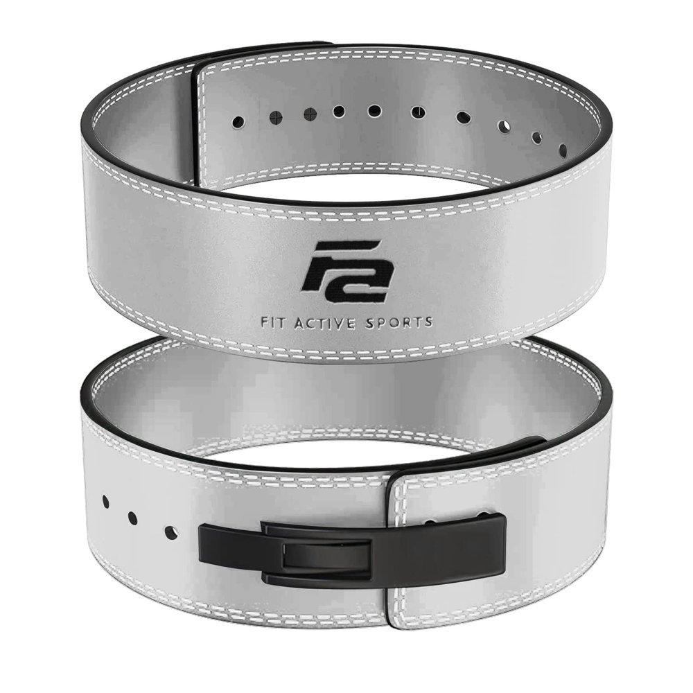 Fit Active Sports 10mm Weight Lifting Belts (S, Grey)