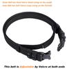 TACNEX Duty Belt w/Hook Lining 4 Keepers Police Law Enforcement Correctional Officer Security Black Nylon Outer Inner Belt L view 2