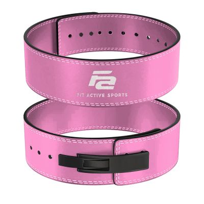 Fit Active Sports 10mm Weight Lifting Belts (M, Pink)