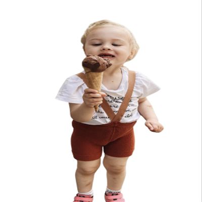 Mile Retro Shorts with Adjustable Elastic Straps Hold Their Shape High Waist for Baby Boys and Girls Newborn Toddler (LavaStone, 18 Months-3 Years)