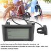 VBESTLIFE Electric Cycling Computer, 24V 36V 48V 60V Universal SW900 LCD Display Meter with 6Pin Connector view 4