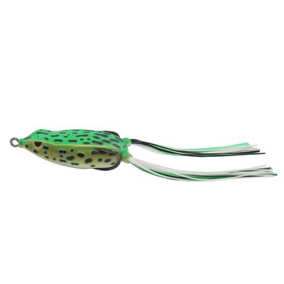 Northland Fishing Tackle Reed Runner Weedless Hollow Body Topwater Walking Frog for Bass Fishing, Green Leopard Frog, 1.75" Length