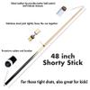 Freetime Fun 48 inch Pool Stick, Billiard Pool Cue Sticks 2-Piece Hardwood, Pool Table Accessories (1) view 2