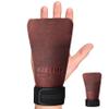 RooGrips Fingerless Premium Leather Hand Grips for Gymnastic Bars, Cross Fit, Gym & Home Workouts, Pull Up Bars & Weightlifting - The Most Durable Palm Guard from Rips and Blisters. Size Medium. view 1