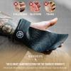 RooGrips Fingerless Premium Leather Hand Grips for Gymnastic Bars, Cross Fit, Gym & Home Workouts, Pull Up Bars & Weightlifting - The Most Durable Palm Guard from Rips and Blisters. Size Medium. view 2