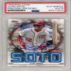 Juan Soto 2021 Topps in The Running Autograph Card #JSH-10 PSA/DNA view 1